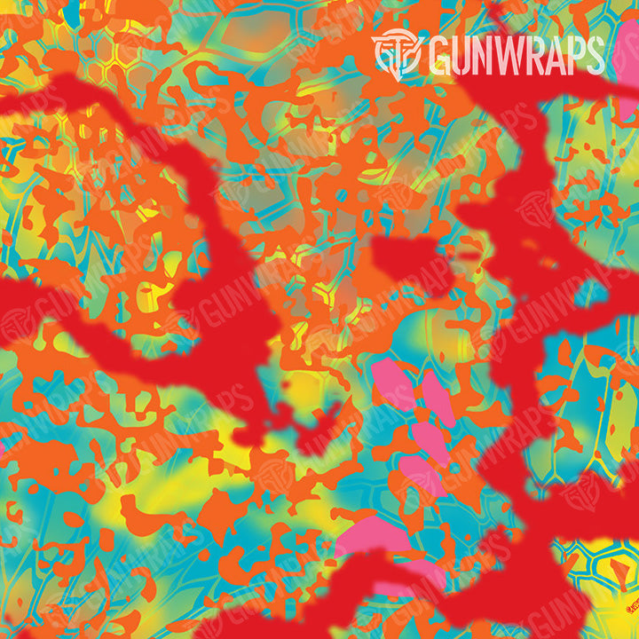 AR 15 Mag Well Kryptek Obskura Loki Camo Gun Skin Pattern