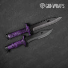 Knife Kryptek Amethyst Camo Gear Skin Vinyl Wrap