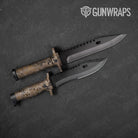 Knife Kryptek Flyway Camo Gear Skin Vinyl Wrap