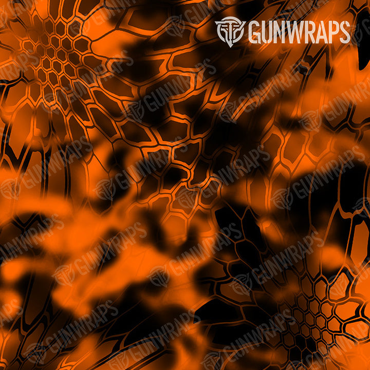 AR 15 Kryptek Inferno Camo Gun Skin Pattern