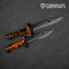 Knife Kryptek Inferno Camo Gear Skin Vinyl Wrap