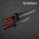 Knife Kryptek Lava Camo Gear Skin Vinyl Wrap