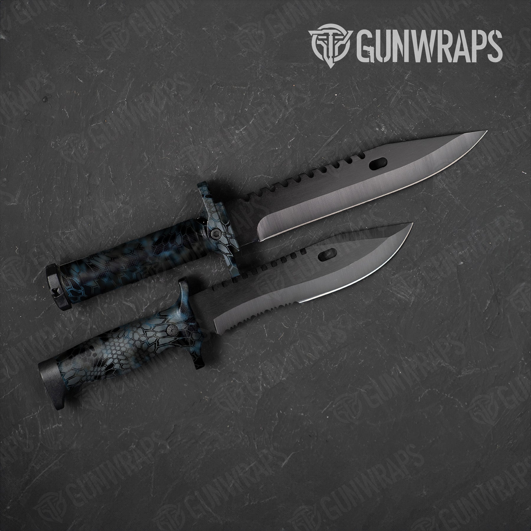 Knife Kryptek Neptune Camo Gear Skin Vinyl Wrap