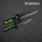 Knife Kryptek Toxic Waste Camo Gear Skin Vinyl Wrap