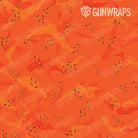 AR 15 Battle Storm Elite Orange Camo Gun Skin Pattern