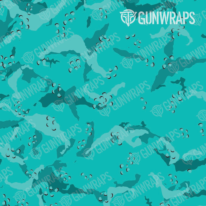 AR 15 Battle Storm Elite Tiffany Blue Camo Gun Skin Pattern