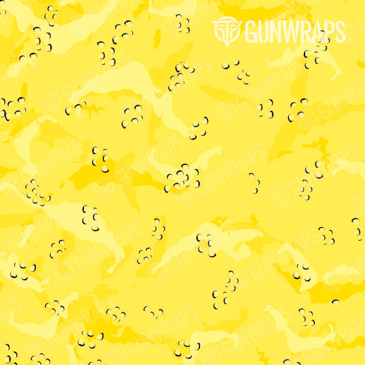 AR 15 Battle Storm Elite Yellow Camo Gun Skin Pattern