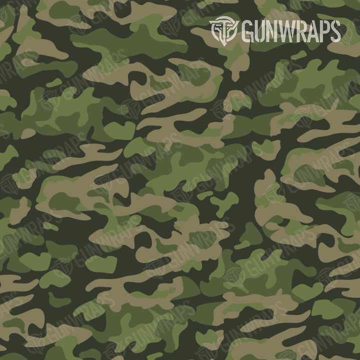 AR 15 Mag Well Classic Army Green Camo Gun Skin Pattern