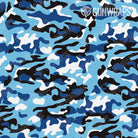 Pistol Slide Classic Baby Blue Camo Gun Skin Pattern