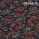 AR 15 Classic Blue Copper Camo Gun Skin Pattern