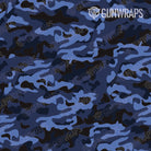 Knife Classic Blue Midnight Camo Gear Skin Pattern