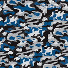 AR 15 Classic Blue Tiger Camo Gun Skin Pattern