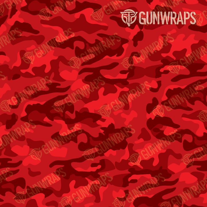 Knife Classic Elite Red Camo Gear Skin Pattern