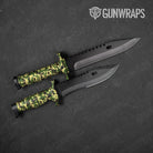 Classic Jungle Camo Knife Gear Skin Vinyl Wrap