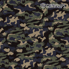 AK 47 Mag Classic Militant Blue Camo Gun Skin Pattern