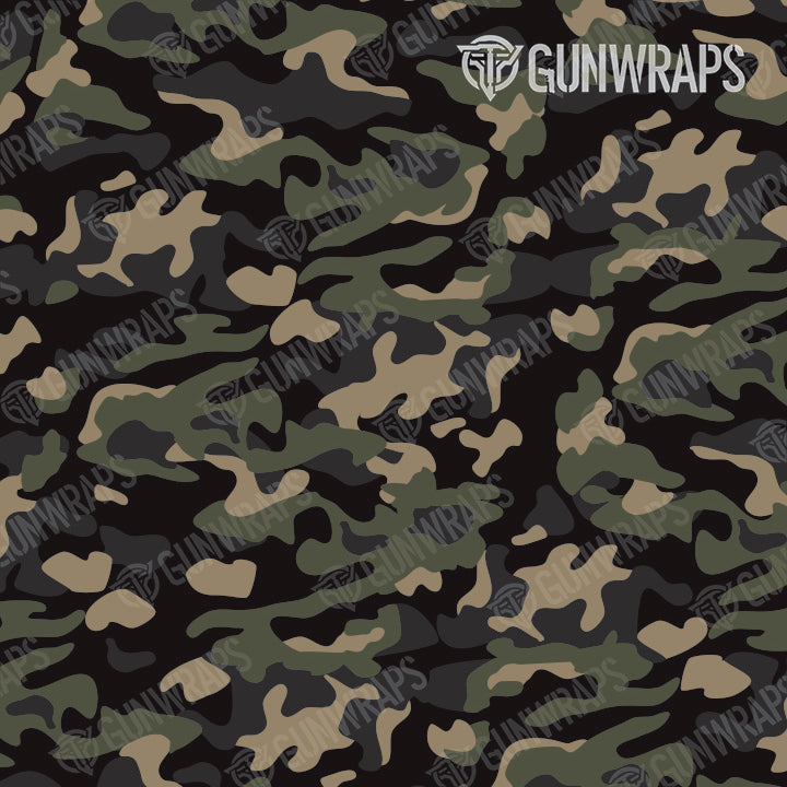 Knife Classic Militant Charcoal Camo Gear Skin Pattern