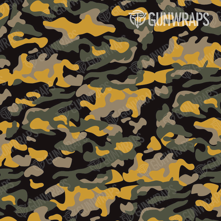 Rifle Classic Militant Yellow Camo Gun Skin Pattern