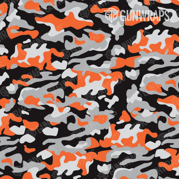 Rifle Classic Orange Tiger Camo Gun Skin Pattern