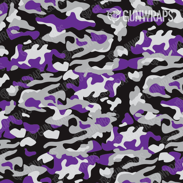 AR 15 Classic Purple Tiger Camo Gun Skin Pattern