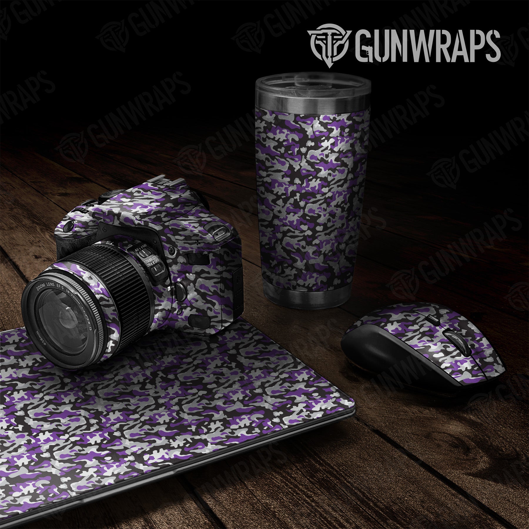 Classic Purple Tiger Camo Universal Sheet 