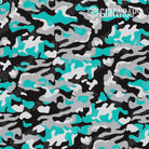 Pistol Slide Classic Tiffany Blue Tiger Camo Gun Skin Pattern