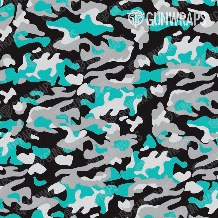 Tactical Classic Tiffany Blue Tiger Camo Gun Skin Pattern