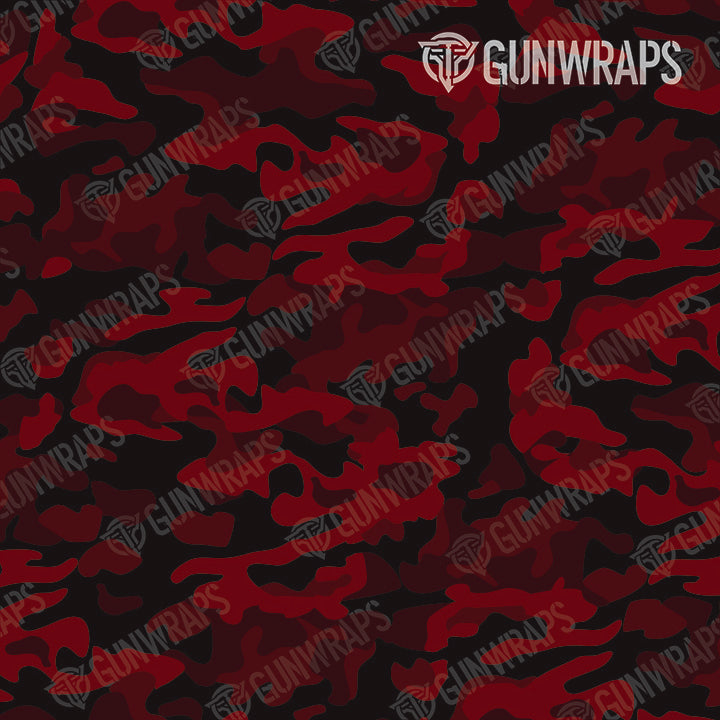 AR 15 Classic Vampire Red Camo Gun Skin Pattern