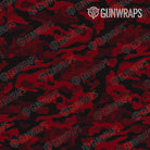 AK 47 Classic Vampire Red Camo Gun Skin Pattern