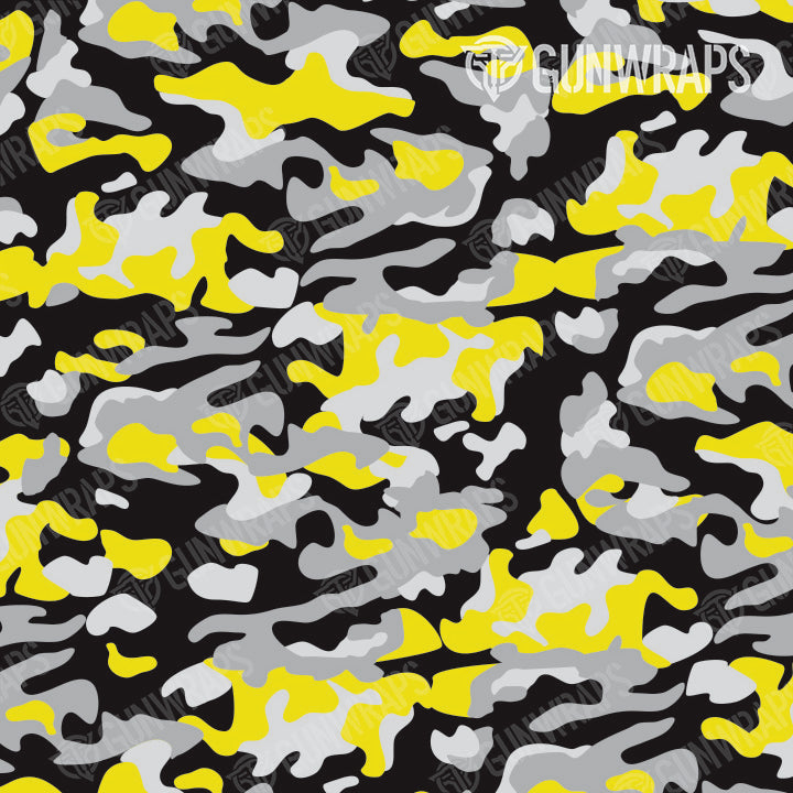 AR 15 Classic Yellow Tiger Camo Gun Skin Pattern