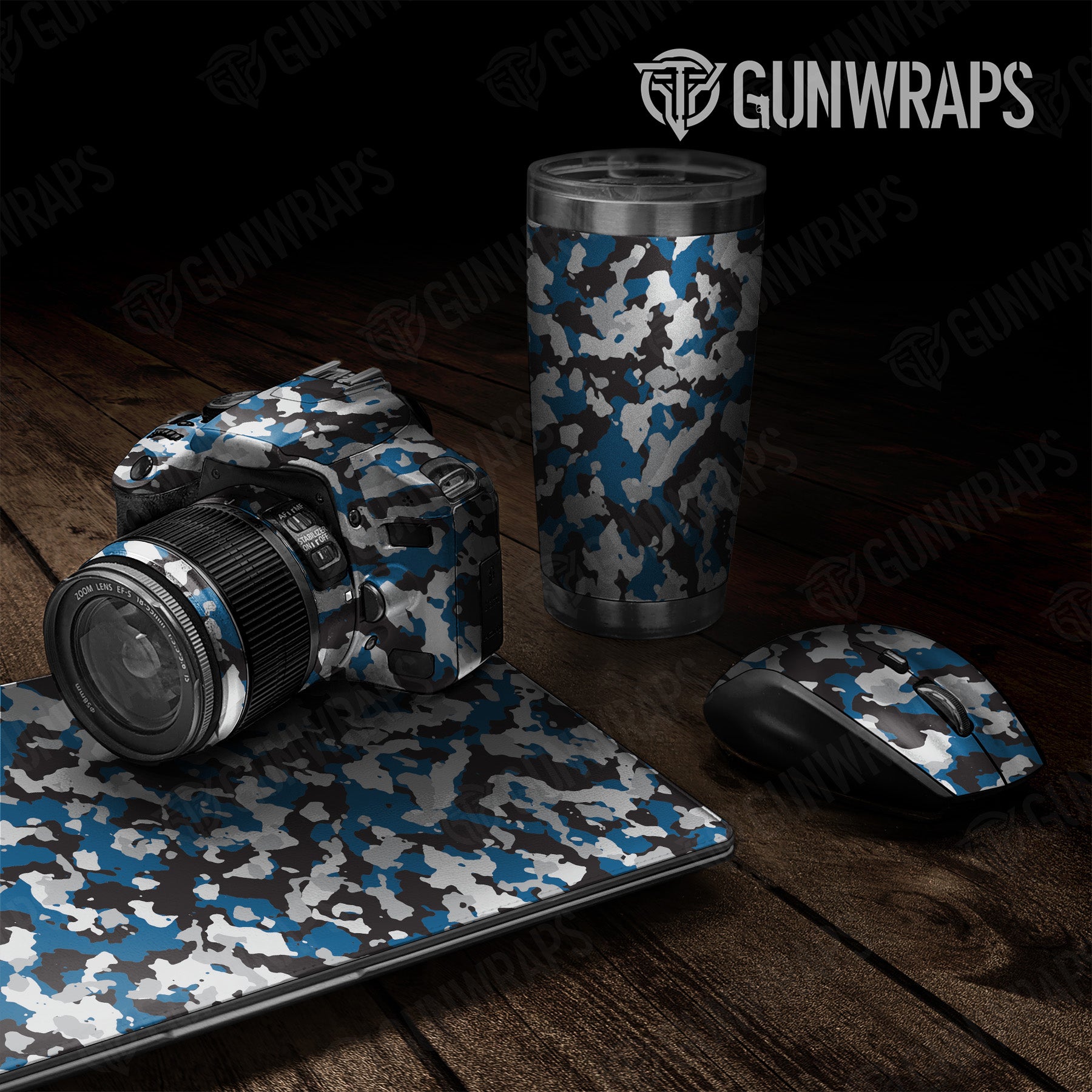 Cumulus Blue Tiger Camo Universal Sheet 