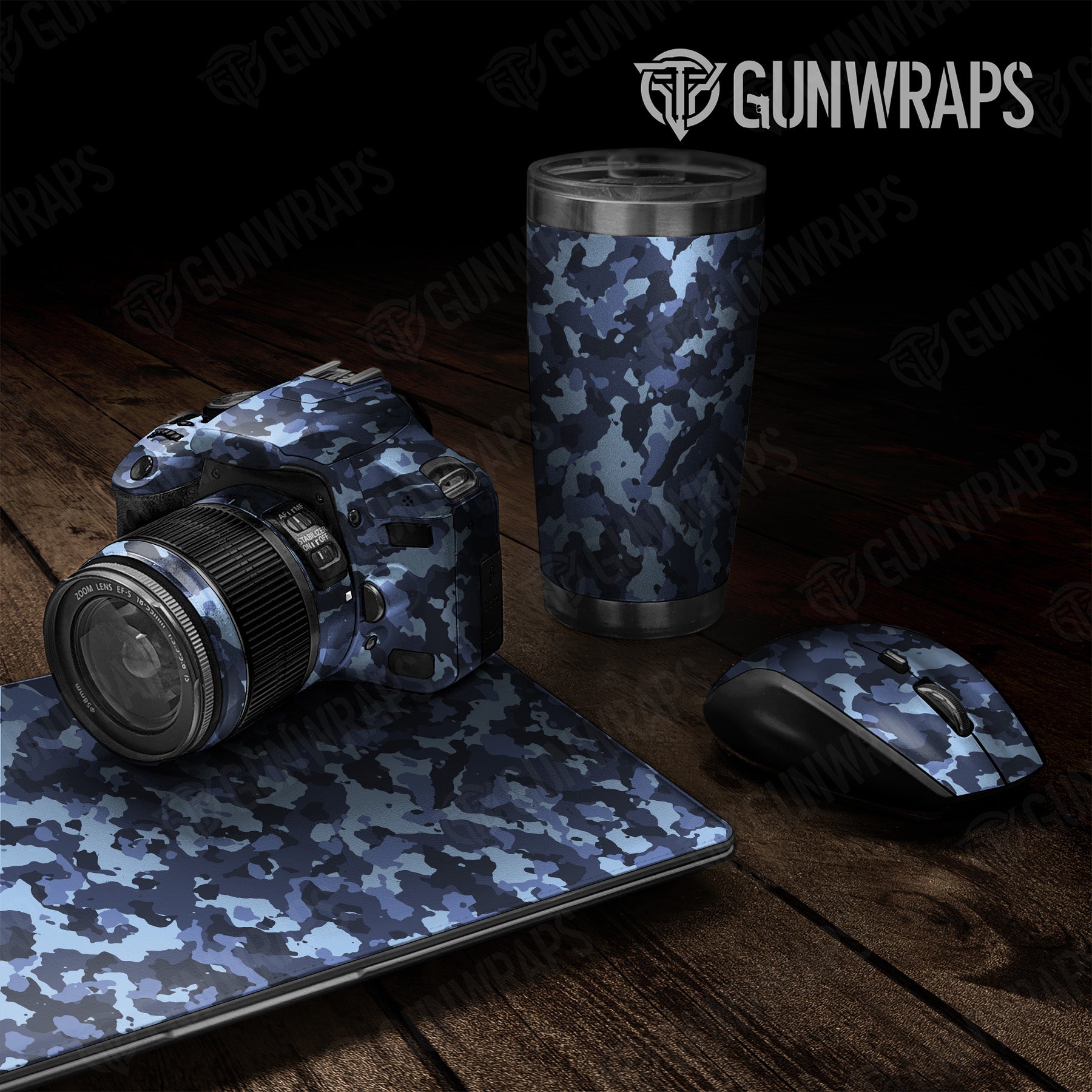 Cumulus Blue Urban Night Camo Universal Sheet 