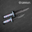 Cumulus Cotton Candy Camo Knife Gear Skin Vinyl Wrap