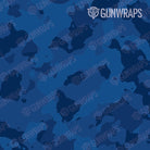 AR 15 Cumulus Elite Blue Camo Gun Skin Pattern