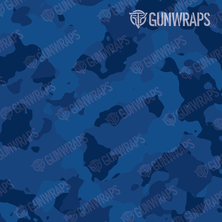 AK 47 Cumulus Elite Blue Camo Gun Skin Pattern