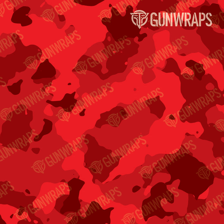 AR 15 Cumulus Elite Red Camo Gun Skin Pattern