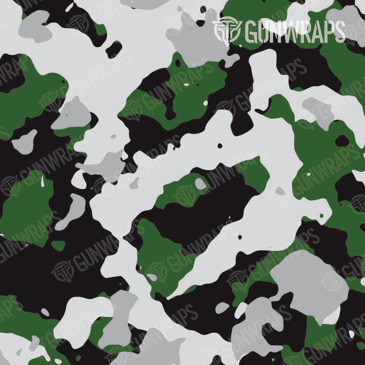 AR 15 Mag Well Cumulus Green Tiger Camo Gun Skin Pattern