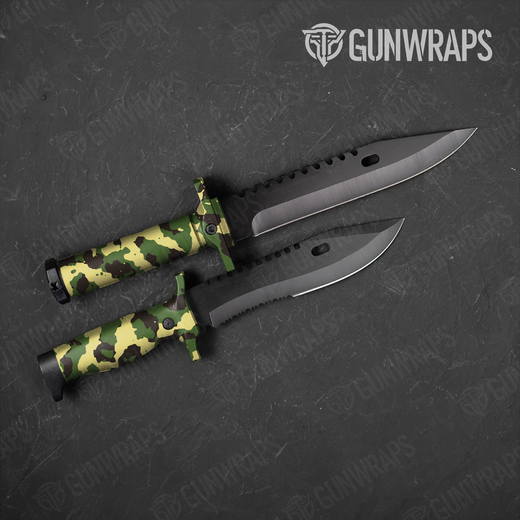 Cumulus Jungle Camo Knife Gear Skin Vinyl Wrap