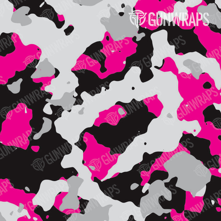 AR 15 Cumulus Magenta Tiger Camo Gun Skin Pattern