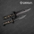 Cumulus Militant Charcoal Camo Knife Gear Skin Vinyl Wrap