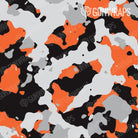 AR 15 Cumulus Orange Tiger Camo Gun Skin Pattern