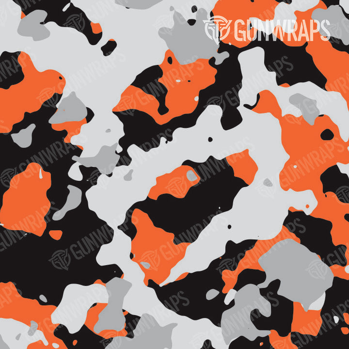 Rifle Cumulus Orange Tiger Camo Gun Skin Pattern