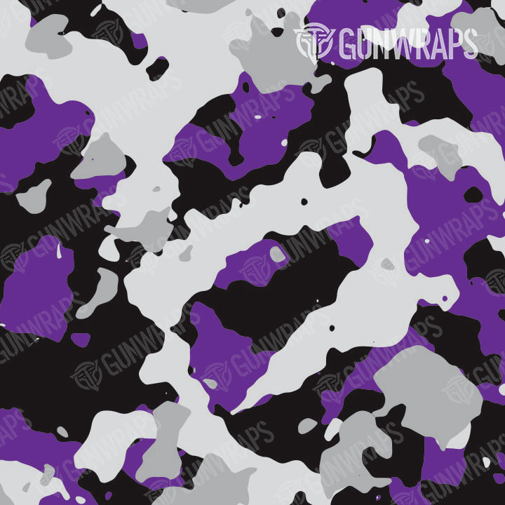 AR 15 Cumulus Purple Tiger Camo Gun Skin Pattern