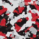 AR 15 Cumulus Red Tiger Camo Gun Skin Pattern