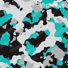 AR 15 Mag Cumulus Tiffany Blue Tiger Camo Gun Skin Pattern