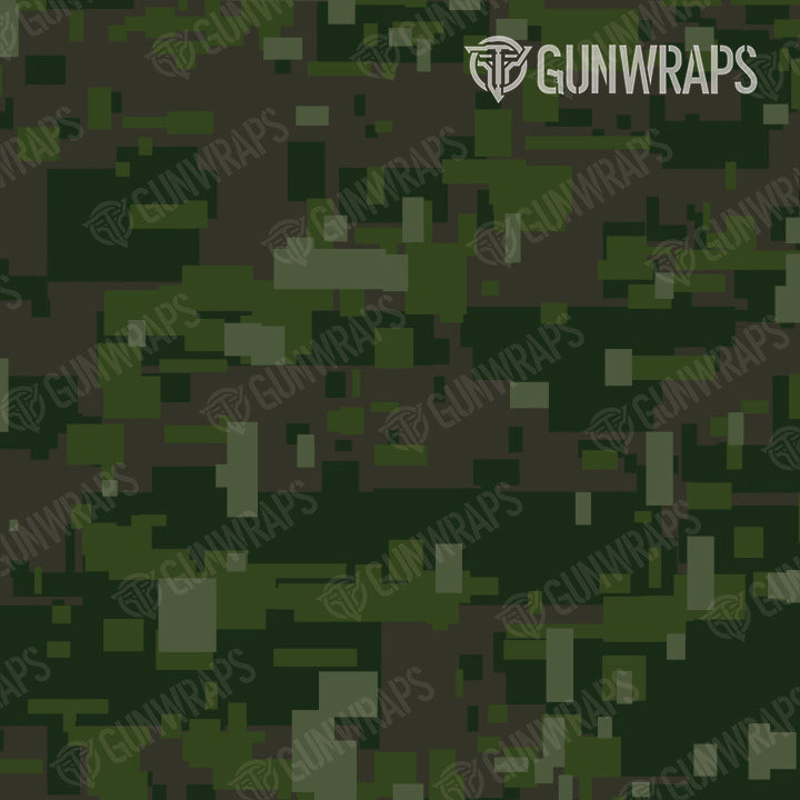 Binocular Digital Army Dark Green Camo Gear Skin Pattern