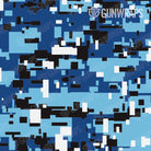 Universal Sheet Digital Baby Blue Camo Gun Skin Pattern