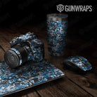 Digital Blue Tiger Camo Universal Sheet 