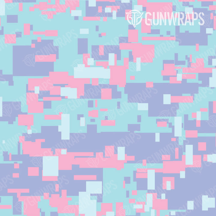 Tactical Digital Cotton Candy Camo Gun Skin Pattern