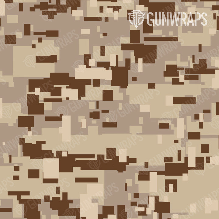 Rifle Digital Desert Camo Gun Skin Pattern