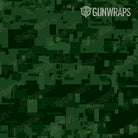 AR 15 Mag & Mag Well Digital Elite Green Camo Gun Skin Pattern